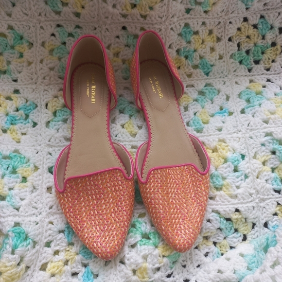 Isaac Mizrahi Women's New York Orange Woven Shoes Size 9 US - Picture 3 of 15